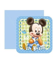 Mickey İlk Yaşım DAVETİYE PK:6-