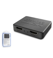 Hdmi Splitter 4K 1 In 2 Out + Usb Güç Kablosu - Siyah HDX1371