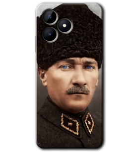 Realme C53 Kılıf HD Desen Baskılı Kılıf - Başkomutan Atatürk