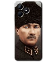 Realme C53 Kılıf HD Desen Baskılı Kılıf - Başkomutan Atatürk