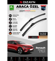 Renault Megane E-Tech Ön Cam Silecek Seti 2021 Üzeri Premium Araca Özel 65-40 Cm A+ Kalite