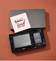 Kişiye Özel Metal Siyah Renk Tabaka Zippo Tarzı Çakmak Babalar Günü Hediye Seti
