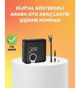 Çok Fonksiyonlu Akıllı Lastik Şişirme Cihazı