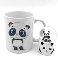 Sevimli Işıklı Panda Mini Kar Küresi & Panda Tasarım Kupa