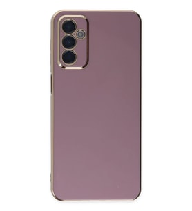 Galaxy M23 Kılıf Volet Silikon - Mor
