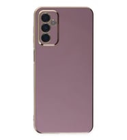 Galaxy M23 Kılıf Volet Silikon - Mor