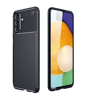 Galaxy A36 Kılıf Auto Focus Karbon Kapak - Siyah