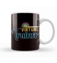 Virtual Personal Trainer Fitness Instructor Workout Coach Kupa Bardak Porselen