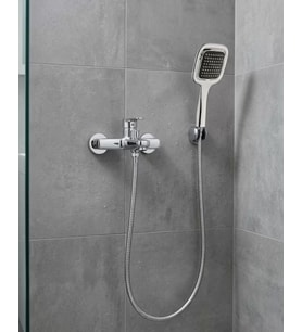 Siyah Duş Seti El Duşu Başlığı Spiral Hortum Dayanıklı Banyo Duş Aksesuarı