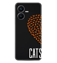 Vivo Y22S Kılıf Silikon Desen Özel Seri Cats 1792