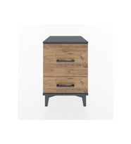 Hyperion Komodin 2 Çekmeceli 44x44x64 Antrasit-Çam