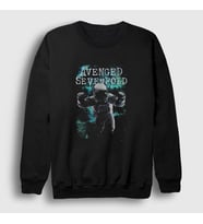 Presmono Unisex Siyah Space Avenged Sevenfold Sweatshirt 388888tt