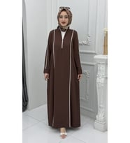 Derya Elbise Kahverengi