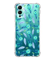 PrintiFy İnfinix Hot 12 Play Uyumlu Nazar Boncuğu 3 Baskılı Şeffaf Köşe Korumalı Antişok Kılıf