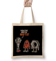 Funny You re Both Nuts Hilarious Pun Screw Tools Bez Çanta Uzun Saplı