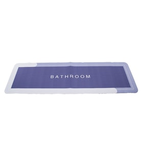DİKDÖRTGEN DÜZ RENKLİ SU EMİCİ - SİHİRLİ BANYO PASPASI ELASTİK 116 X 37.5CM (5680)
