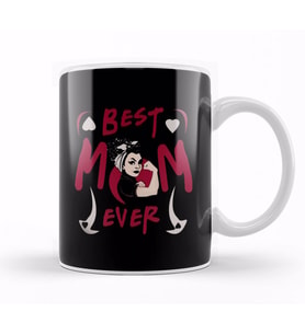Best Mom Ever Gifts Anneler Günü 06 Kupa Bardak Porselen