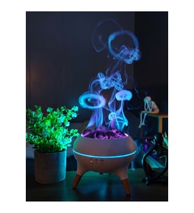 6 Renkli LED Işıklı Hava Nemlendirici ve Aromaterapi Difüzörü