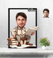Kişiye Özel 3D  Ahşap Tablo Profesör Erkek Öğretmen 30x40 -42