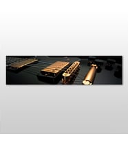 Gitar Telleri Kanvas Tablo 240x80cm (Karışık)