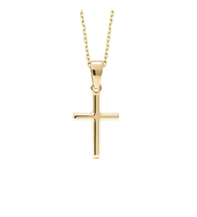 Altın Mini Bombe Cross Kolye