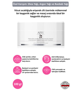 Shea Yağı - Fas Argan Yağı ve Bambu Özlü - Çok Kuru Ciltler İçin - 100gr
