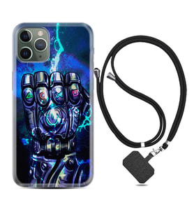 Apple iPhone 11 12 13 14 Pro Max Kılıf Boyun Askılı Silikon Thunder Play 1760