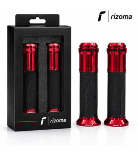 Rizoma Premium Motosiklet Elcik Takımı Kırmızı Model 022 Universal 22 mm Gidon Uyumlu