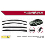 MEGANE 3 2011 2015 KROMLU CAM RÜZGARLIĞI NİKEN