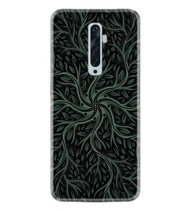 Oppo Reno 2Z 4 Lite 4 Pro 5 6 7 A31 Kılıf Desemli Silikon Sarmaşıklar 1675