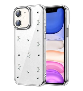 Newface Apple iPhone 12 Fiyonk Desenli Kapak - Desen 4