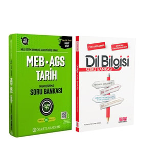 Öğreti Akademi 2025 MEB AGS Tarih ve AKM Dil Bilgisi Soru Bankası Seti 2 Kitap