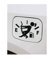 Yakıt Göstergesi Depo Kapağı Sticker 15 Cm