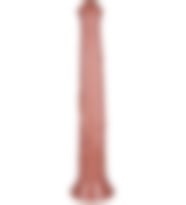 River World 44 cm'lik Kahve Renkte At Dildo