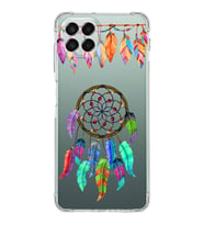 PrintiFy Samsung Galaxy M33 Uyumlu Nazar Boncuğu 6 Baskılı Şeffaf Köşe Korumalı Antişok Kılıf