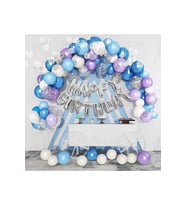 Çıtıpıtıstore Mavi Lila Balon Zincir Set