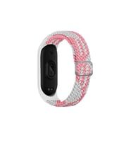 Mi Band 6 Kordon (Saat Değildir) - Pembe-Beyaz