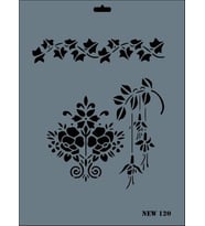 Rich New Seri N-120 Stencil 35x25 cm