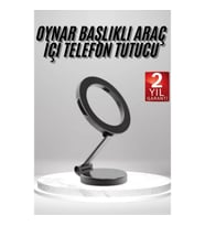 Mey İthalat® Magsafe Telefon Tutucu 360 Dönebilen Ayarlanabilir Araç İçi Tutucu