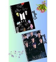 Bts jin jimin v jungkook suga defter seti 2 adet A4 boyutu 21*30 çizgili + kareli 60 syf