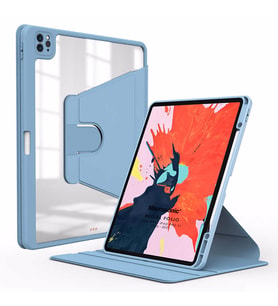 Microsonic Apple iPad Pro 11 2021 3. Nesil Kılıf (A2377-A2459-A2301-A2460) Regal Folio Mavi