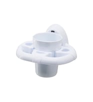 DİŞ FIRÇALIK  BEYAZ PLASTİK YAPIŞKANLI - DUVARA MONTE GO-53-vice 05540