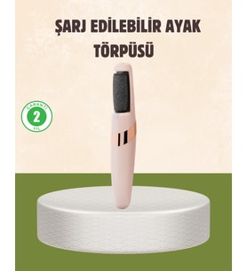 İki Hızlı Elektrikli Ayak Törpüsü Pürüzsüz Topuk Bakımı