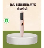 İki Hızlı Elektrikli Ayak Törpüsü Pürüzsüz Topuk Bakımı