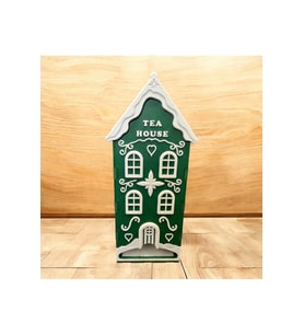 MYCRAFT3D Çay Evi (Tea Hause) Sallama Çay Kabı, Hediyelik Sallama Çay Kabı Yeşil