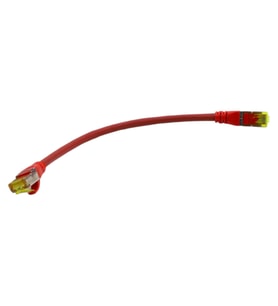 DIGITUS CAT6A S-FTP PATCH CORD 0,25 MT RED (10'LU PAKET)