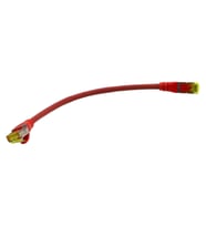 DIGITUS CAT6A S-FTP PATCH CORD 0,25 MT RED (10'LU PAKET)