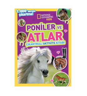 National Geographic Kids Midilliler ve Atlar Çıkartma Faaliyet