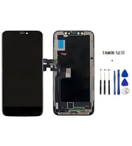 Tkgz - iPhone X Uyumlu Lcd Ekran Dokunmatik -A- Kalite (JK MARKA) + TAMİR SETİ