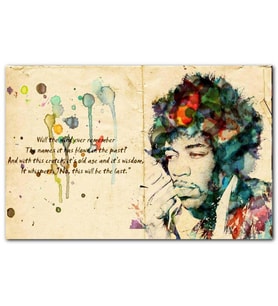 Cakatablo Bob Marley Suluboya Modifiye MDF Tablo
